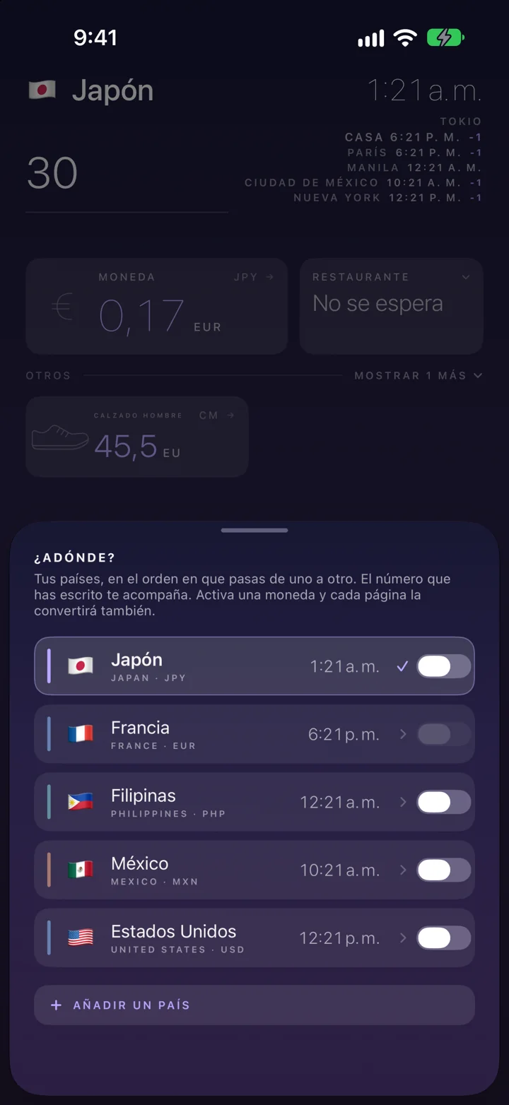 152 países, cada uno con su propio color.